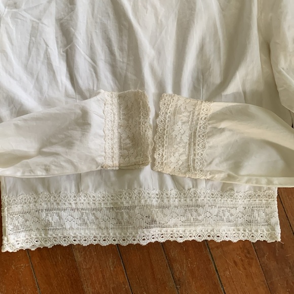 Lace & 100% Cotton Long Sleeve, Cottage Core - Picture 9 of 13